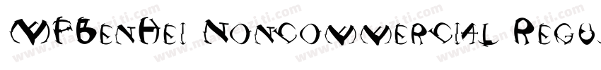 MFBenHei Noncommercial Regularttf字体转换